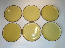 Teller (⌀: 19,5 cm) KMK Kupfermühle Siena gelb Siegfried Möller 60er 70er