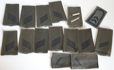 Bundeswehr Rangschlaufen Schulterklappen Heer Oliv Weiß Gewebt Bw