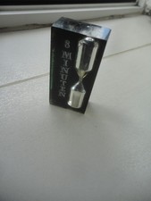 8 minuten   sanduhr      eieruhr  glas   plexiglas