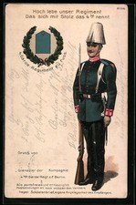 Ansichtskarte Soldat des 4. Garde-Regiment zu Fuss in Uniform 1915 