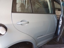 Tür hinten rechts 2008, Komplett VW GOLF PLUS (5M) Heaven Blue P5X, 0603/AMJ