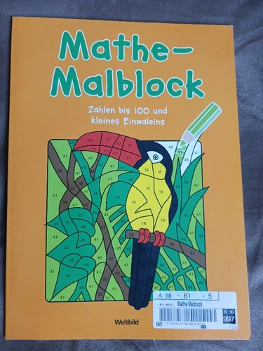 Mathe malblock zahlen bis 100 - zahlen,