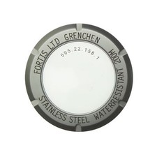 Original FORTIS Gehäuseboden / Glasboden, sandgestrahlt für Flieger 595.22.158.1