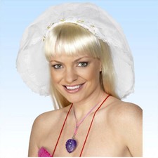 Schleier Hochzeitsschleier Jungesellinnenabschied Brautschleier JGA Kopfschmuck