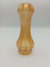 Glaszylinder Glasschirm Bauteil Kerzenständer Gelb/Braun geriffelt