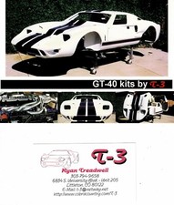 T-3 GT-40 kit car (Ford GT40 replica made in USA) _2000 Prospekt / Brochure 