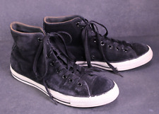 Converse All Star Classic Hi Chucks Sneaker Gr. 42,5 Leder schwarz Suede BC1005