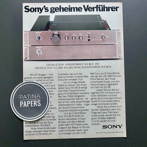 1978 sony geheime verführer - sony,