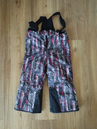 Ski latzhose 104 110 - 110, grau
