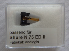 analogis Diamant Nadel für Shure N 75 ED II / M 75 EJ / N 75-6 / M 71 / M 75 NEU