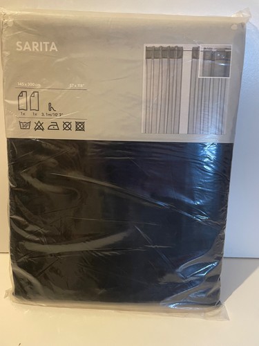 Ikea sarita schwarze vorhänge - sarita,