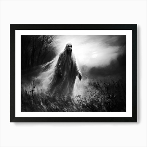 Geist wald kunstdruck - geist,