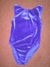 Chicer Samtanzug für Turnen u. Gymnastik v.BODY WRAPPERS USA f.4-6 Jahre in Lila