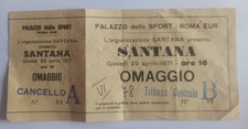 SANTANA Concert Ticket /