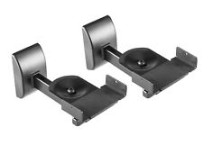 2x LAUTSPRECHER BOXEN SPEAKER WANDHALTERUNG WANDHALTER 15kg 180° schwenkbar Paar