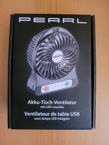 Pearl akku tisch ventilator - pearl,