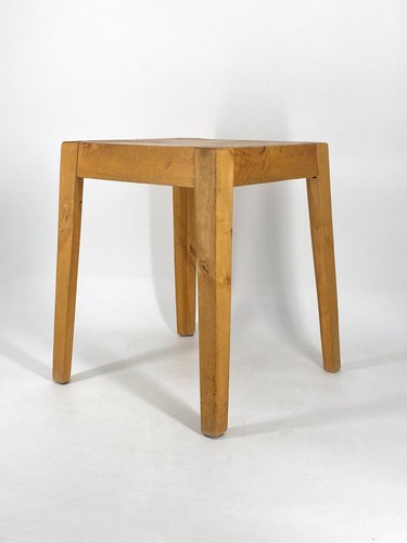 Mid century holz hocker - *,