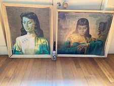 Original Paar Vladimir Tretchikoff Drucke Miss Wong/Lady aus dem Orient Kunst
