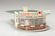 H0 hübscher Rund - Kiosk Trinkhalle mit WC Vintage  Schmutz/Kratzer/Mängel o.OVP