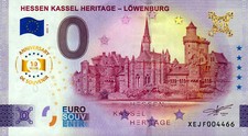 Null Euro Schein - 0 Euro - Hessen Kassel Heritage - Löwenburg 2025-5 Anniversar