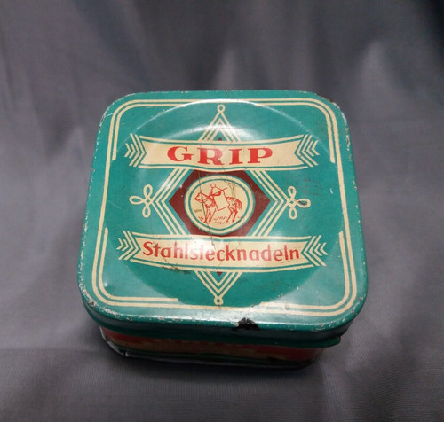 Alte blechdose stecknadeldose - alte,