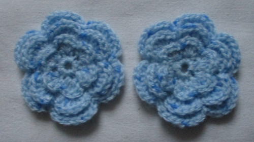 Häkelblumen handarbeit - 2,