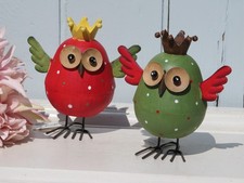 Dekofigur Eule mit Krone 2