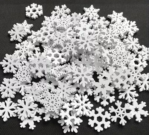 Schneeflocken aus holz - schneeflocken,