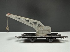 Spur H0 DDR FA. Bock Kranwagen Silber 1950 für Piko Modellbahn Güterwagen