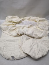 Clair de Lune Bettwaescheset fuer Babykoerbchen, Waffelmuster, universal, 