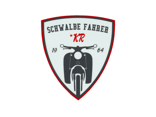 Aufkleber schwalbe fahrer - -, "schwalbe