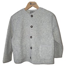 Turi Landhaus Kinder Trachtenjacke Strickjacke Gr. 128 Weiß Traditionell