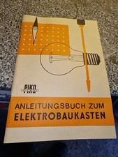 Anleitungsbuch zum Elektrobaukasten von PIKO DDR Nostalgie