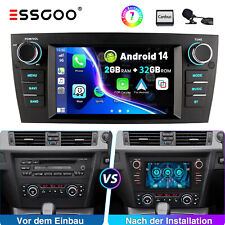 Für BMW 3er E90 E91 E92 E93 Carplay Android 14 Autoradio 2+32G GPS NAVI RDS WIFI