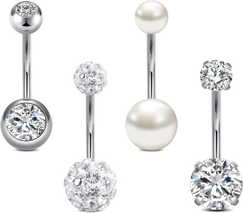 Bauchnabelpiercing 14g - bauchnabelpiercing,