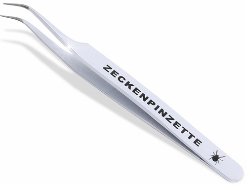 Weisse zeckenpinzette - weisse,