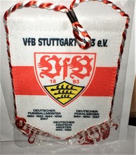 VFB Stuttgart Erfolge Banner Wimpel ca.10 x 15,5 cm Neu,Lizenz,Rarität