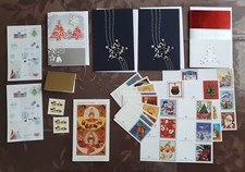 4 Weihnachtskarten Konvolut - 28 SOS Kinderdorf Geschenkanhänger