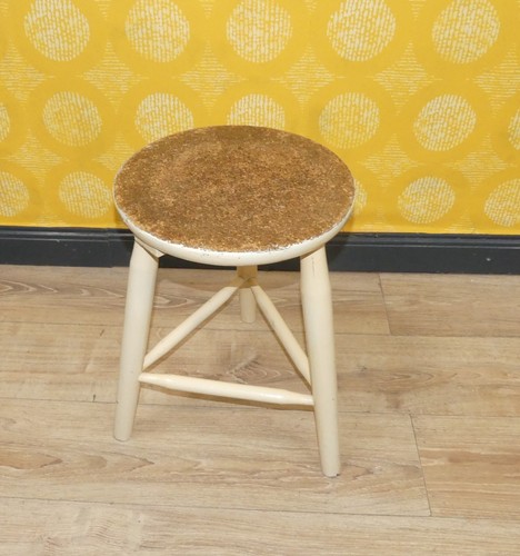 Vintage rustikaler hocker - vintage,