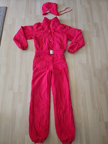Skianzug 80er rot schlembach - rot, a.schlembach