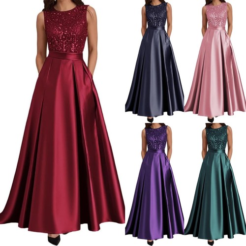 Satin kleid für die - satin-kleid,