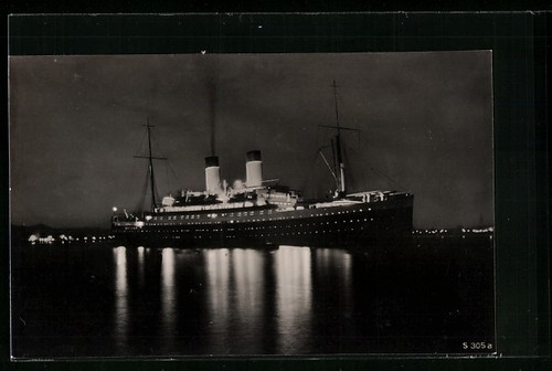 Ansichtskarte passagierschiff - ansichtskarte,