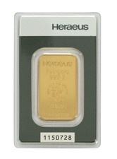 Heraus Goldbarren 1 oz Unze