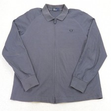 Fred Perry Jacke Herren Gr. L Bomberjacke Übergangsjacke Strickanorak Windjacke