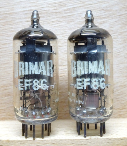 Pair mullard ef86 brimar - pair:,