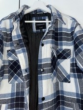 H&M Jacke Herren Clock House Gr. L Blau Winterjacke Herrenjacke Wintermantel