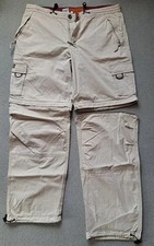 Treckinghose beige lang/kurz