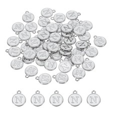 50 Stück Alphabet N Emaille