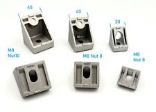 1x 5x 10x PV Solar Profile 45° Winkel Eckverbinder 8er Nut / 10er Nut Aluguss