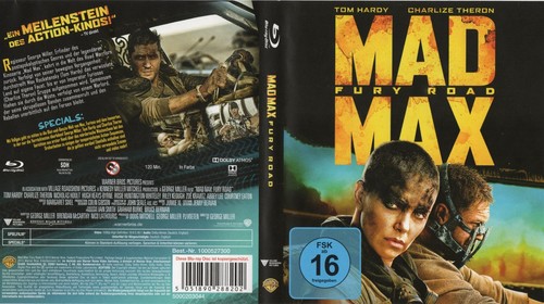 Mad max fury road blu - max:, [blu-ray]